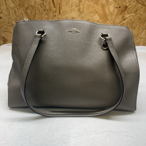 Coach Stanton Carryall, Grey Birch, Missing Shoulder Strap For Crossbody - Picture 14 of 14